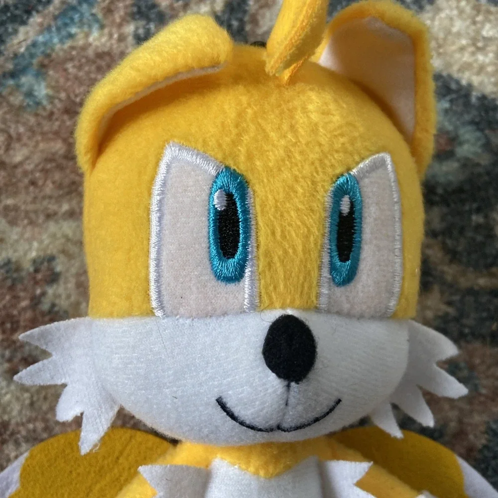 Sonic The Hedgehog Plush Figure Tails Keychain Clip Charm Pouch‎ Toy Mini